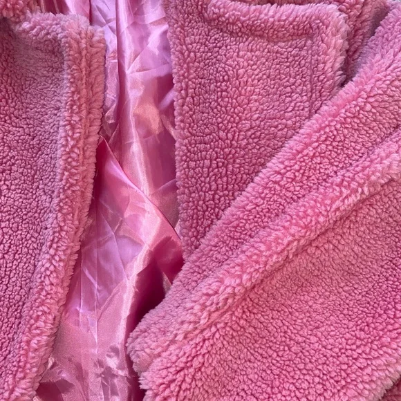 Nasty Gal Oversized Pink Teddy - Picture 5 of 10